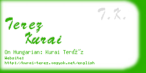 terez kurai business card